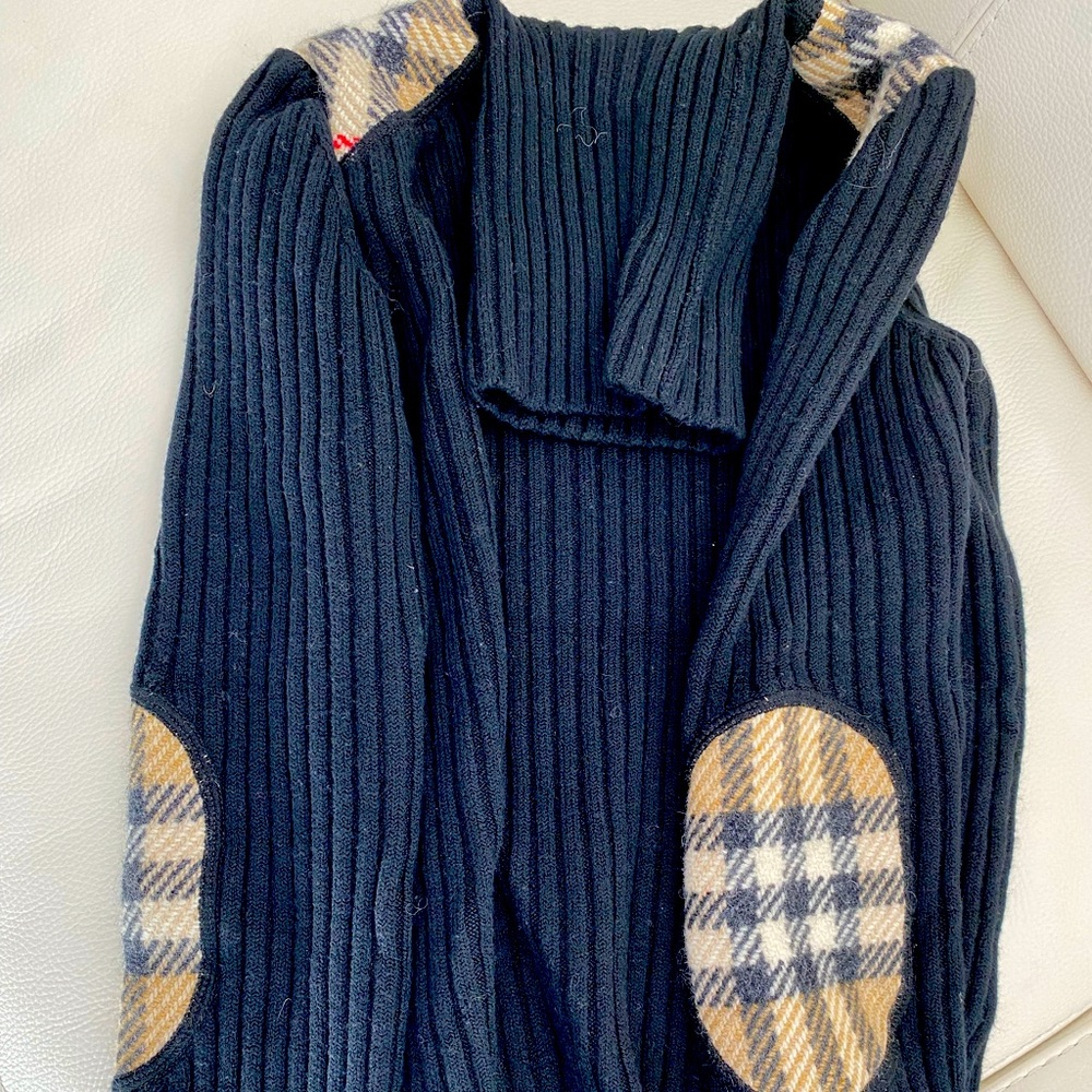 Burberry patch wool turtleneck